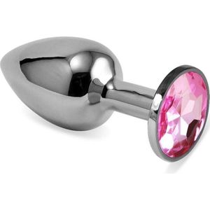 LOVETOY - Spiral Butt Plug Rosebud With Pink Jewel