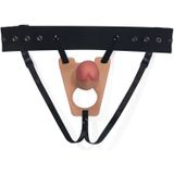 Lovetoy Strap On Dildo Pegging Harnas met Ruimte Voor Balzak Rodeo G8 - Beige