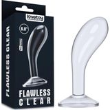 Lovetoy - Flawless - Transparante Prostaat Plug - 15.2 cm