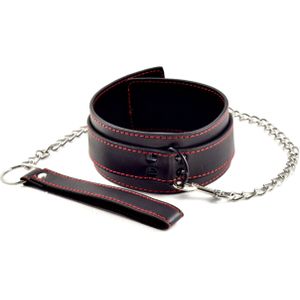 LOVETOY - Collar And Leash Bondage Black