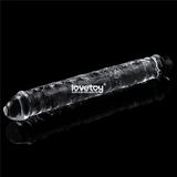 Flawless clear double dildo - 30cm