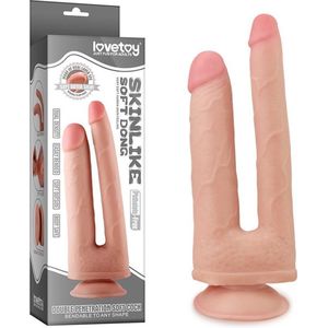 LOVETOY - LOVETOY - Double Dildo Skinlike 7 Flesh -  -