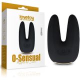 Lovetoy - O-Sensual Rapture Twin - Clitoris Of Tepel Vibrator - USB Oplaadbaar - Zwart