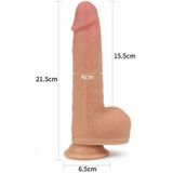 LOVETOY - Dildo Nature Cock With Vibration And Rotation Anthony Flesh