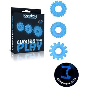 Lovetoy - Lumino Play - Cockringen Set 3-delig - Glow In The Dark