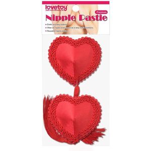 LOVETOY - Nipple Covers Reusable Heart Red