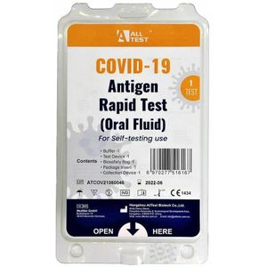 COVID-19 Antigeensneltest - Speeksel - Thuisgebruik - Resultaat binnen 15 minuten