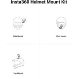 Insta360 Helmet Mount Kit - Motor Fiets Snowboarden - Compatibel
