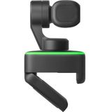 Insta360 Link AI-aangedreven 4K-webcam met dubbele microfoons, gebarenbediening, HDR, AI-tracking, deskview en streamermodus - ingebouwde privacybescherming