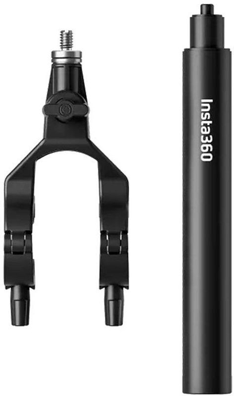 Insta360 - X3 - Derde Persoons Fiets Achtermontage - Zwart - Kunststof