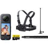 Insta360 X3 Wintersport ComboX3 + Snow Accessory Bundle + 64G SD Card + 114CM Selfie Stick