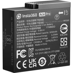 Insta360 Ace Pro - Battery - Batterij voor Ace en Ace Pro - 1650mAh - accu