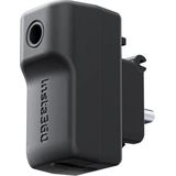 Insta360 - X4 Mic Adapter - Accessoire - Zwart - 3.5mm en USB-C-poort