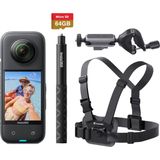 Insta360 X3 Fiets Combo X3 camera Fiets accessoire 64GB geheugenkaart Selfiestick