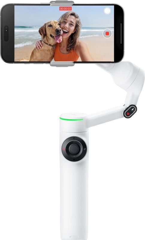 Insta360 - Flow 2 Pro - Smartphone Gimbal - Wit - Professionele Stabilisatie