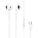 Dudao - Bedrade Oordopjes - In-ear - Wit - TPE - USB Type-C