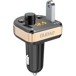 Dudao  FM Transmitter Bluetooth Autolader MP3 3.1 A 2x USB Zwart
