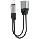 Dudao L17i Lightning to 2x Lightning Audio Adapter (Black)