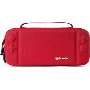 tomtoc - Koffer - Rood - Geschikt voor Nintendo Switch - Optimale Organisatie
