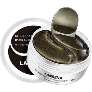 Lanbena face mask gold black pearl collagen eye patch gel face care repairing wrinkle lighten skin erase eye bag eye care 60pcs