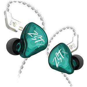 KZ ZST X Earbuds with microphone cyan