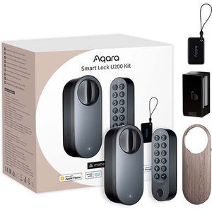 Aqara - Smart Lock U200 Kit - Zwart - Slim Deurslot