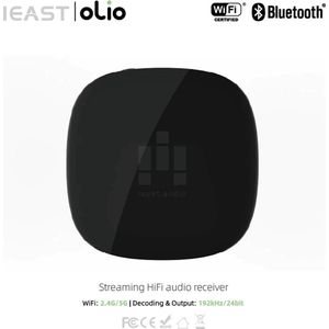 iEAST OLIO Streaming Audio Receiver funktioniert mit Airplay 2 Siri Amazon Alexa Dual WiFi 2.4G 5G und Bluetooth Modus Spotify Tidal Connect Direct Hi-Res Audio Muitizone Multiroom Support