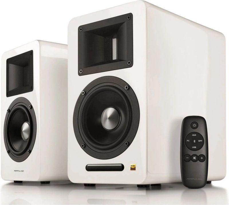 Edifier - Airpulse A100 - HiFi Luidsprekers - Wit - MDF Behuizing