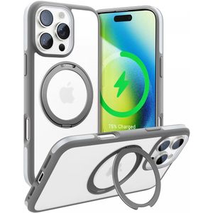 Torras Ostand R Fusion Case for iPhone 16 Pro Max (Gray)