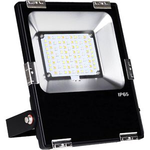 Mi-Light Mi-Boxer - (FUTT03) - LED Schijnwerper IP65 RGB+CCT 30W - Floodlight - Breedstraler - Dimbaar - Alle kleuren mogelijk - Warm wit licht tot koud wit licht - Waterdicht - IP65 - Smart verlichting - Smart lamp