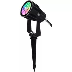 MIBU Buitenspot – Roestvrij Staal, Zwart, Met Smart RGBW GU10 LED (5,5W, 473 Lm), IP55, Incl. Schuko Stekker 4 miniatura