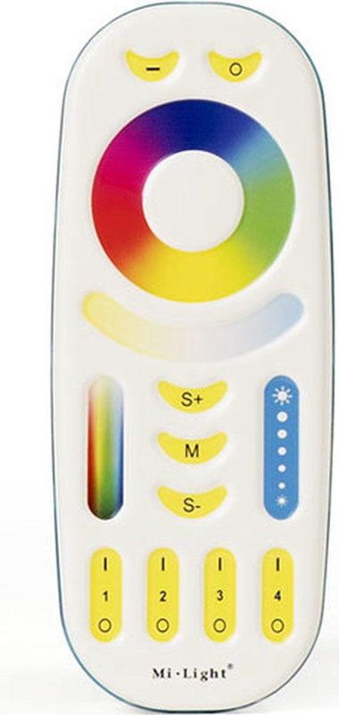 Mi-Light Mi-Boxer - (FUT092) - 4-Zone RGB+CCT Afstandsbediening - (Batterijen niet inbegrepen) - Wit