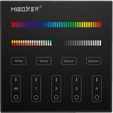 Mi-Light Mi-Boxer - (B4) - 4-Zone RGB+CCT Paneelafstandsbediening - (Batterijen niet inbegrepen) - Zwart