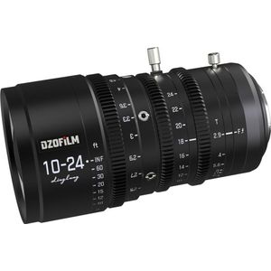 Dzofilm Linglung 10-24 T2.9 MFT metrisch (Micro Vier Derde, Micro Vier Derde), Objectief, Zwart