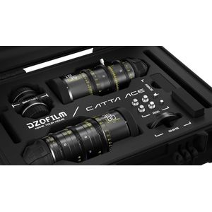 Dzofilm Catta Ace Zoom 2-Lens Kit (18-35/35-80 T2.9) Zwart (L-Mount, C-mount, Volledig formaat), Objectief, Zwart