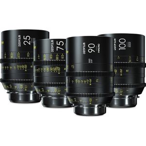 Dzofilm Vespid Prime 4-Lens Kit (25/75/100 T2.1 + Macro 90 T2.8) keizerlijk (Volledig formaat), Objectief