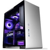 Jonsbo U5 Midi-tower, Tempered Glass, Silver