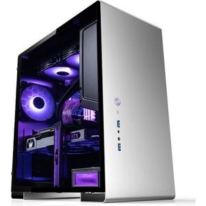 Jonsbo U5 Midi-Tower, Tempered Glass - zilver
