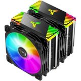 Jonsbo - CR-2000 GT - CPU-koeler - Zwart - Dubbele Toren - 2x 120mm