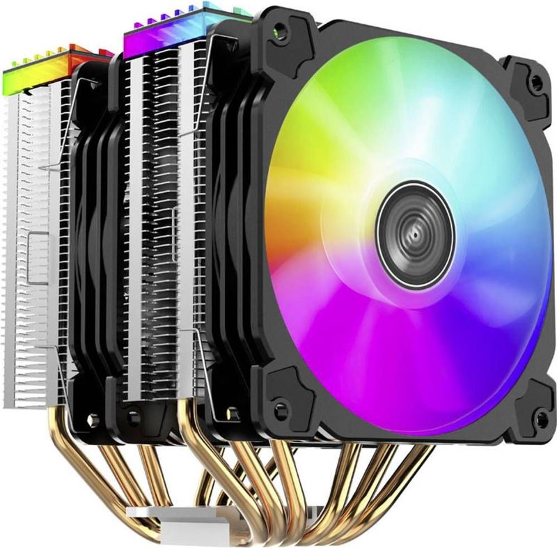 Jonsbo - CR-2000 GT - CPU-koeler - Zwart - Dubbele Toren - 2x 120mm