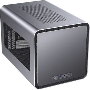 Jonsbo - V8 Mini-tower Behuizing - Grijs - Aluminium