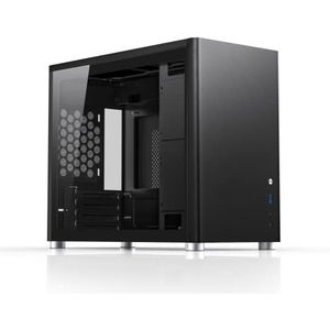 Jonsbo - D30 - PC-behuizing - Zwart - Materiaal: Gehard Glas