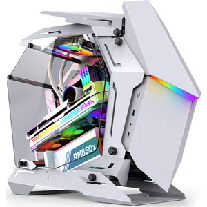 Jonsbo MOD3 Mini Micro-ATX Tower Showcase Wit