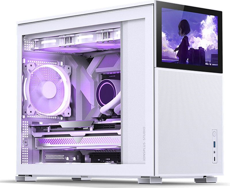 Jonsbo D31 MESH Screen Micro-tower PC-behuizing Wit