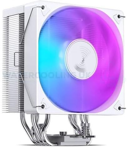 Jonsbo - CR-1000 EVO - CPU-koeler - Wit - Aluminium - RGB Verlichting