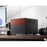 Jonsbo - N4 - PC Behuizing - Zwart - Compacte Mini ITX Tower Case