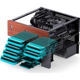 Jonsbo - N4 - PC Behuizing - Zwart - Compacte Mini ITX Tower Case