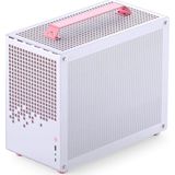 Jonsplus - MATX Handgreepkoffer - PC-behuizing - Wit - Roze - Transparant
