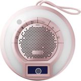 Tribit Doucheluidspreker AquaEase BTS11 (roze) (Oplaadbare batterij), Bluetooth luidspreker, Roze