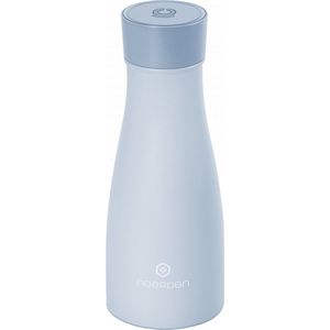 Noerden - Smart Water Bottle LIZ 350 - Roestvrij Stalen Zelfreinigende Waterfles - BPA Vrij Deksel - UV Sterilisatie - Hydratatie Herinnering en LED-Indicator voor Temperatuurstijging - 0,35l - Blauw